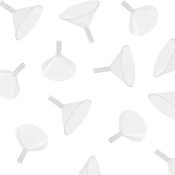 Small Funnel, 100Pack 2.16inch Clear Plastic Mini Funnels for Science Lab Bottle Filling Liquid, Essential Oils, Perfume
Small Funnel, 100Pack 2.16inch Clear Plastic Mini Funnels for Science Lab Bottle Filling Liquid, Essential Oils, Perfume