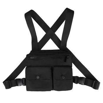 Men Chest Utility Bag Multi-Function Pocket Fashion Strap Vest Hip-Hop Street Wear Chest Bags for Women
Men Chest Utility Bag Multi-Function Pocket Fashion Strap Vest Hip-Hop Street Wear Chest Bags for Women