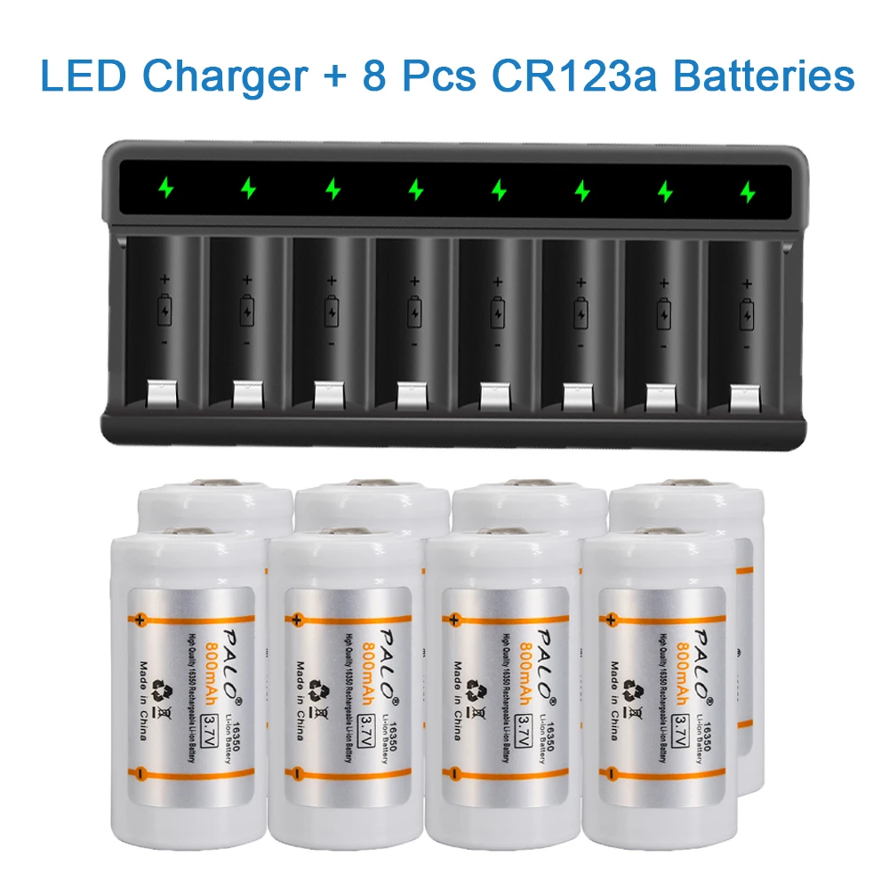 CR123A Batteries for Arlo Wireless Cameras Battery with 16340 CR17345 CR123A CR123 Battery Charger
CR123A Batteries for Arlo Wireless Cameras Battery with 16340 CR17345 CR123A CR123 Battery Charger