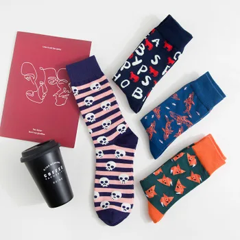 1 Pair Unisex Skateboard Socks Men Hip Hop Crazy Animals Dogs Sloths Pandas Brand Designer Happy Calcetines Long EU 41-46 Meias
1 Pair Unisex Skateboard Socks Men Hip Hop Crazy Animals Dogs Sloths Pandas Brand Designer Happy Calcetines Long EU 41-46 Meias