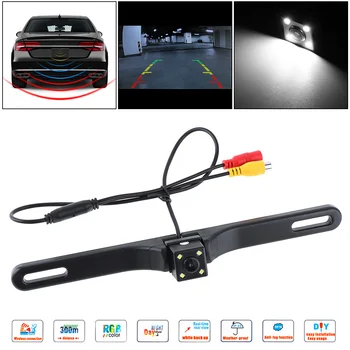 Vehicle Camera CMOS Waterproof Car Rear View Reverse Backup Square Camera Night Vision Parking Reversing Assistance with 4 LED
Vehicle Camera CMOS Waterproof Car Rear View Reverse Backup Square Camera Night Vision Parking Reversing Assistance with 4 LED