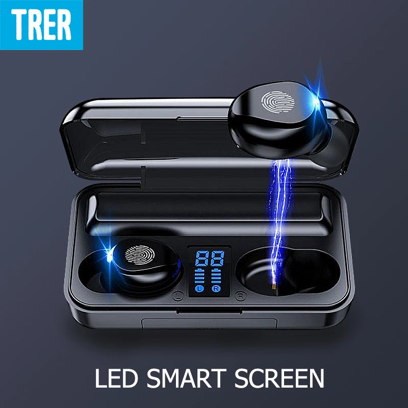 TWS 5.0 Wireless Earphones Bluetooth Touch Control LED Display Bluetooth Headset Fone audifonos para celular with Mic Earbuds
TWS 5.0 Wireless Earphones Bluetooth Touch Control LED Display Bluetooth Headset Fone audifonos para celular with Mic Earbuds