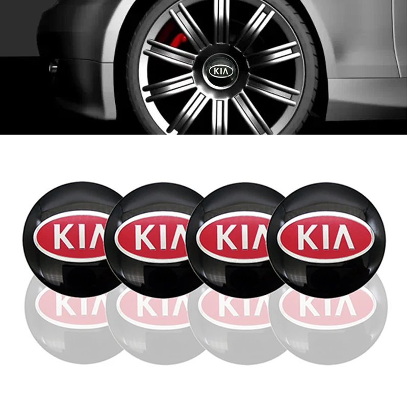 Наклейка на колесо для Kia Cerato Venga Cadenza Cee ɽ Forte K9 Optima Soul 4 шт. 56 мм | Автомобили и
