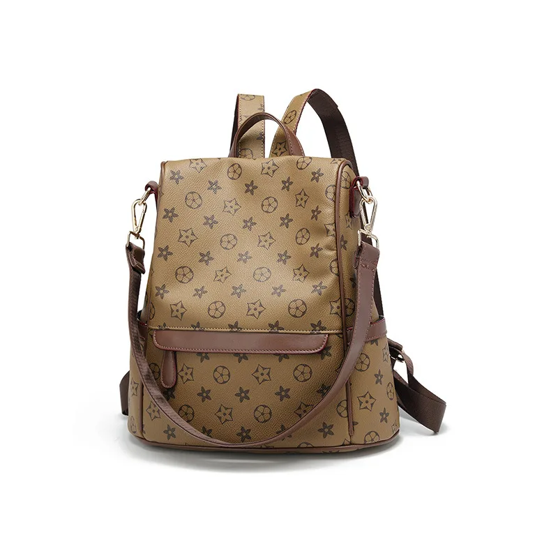 2019 New Style WOMEN'S Bag Europe And America Fashion Leather Backpack Printed Leather Backpack Fashion School Bag Wish Supply o 
2019 New Style WOMEN'S Bag Europe And America Fashion Leather Backpack Printed Leather Backpack Fashion School Bag Wish Supply o