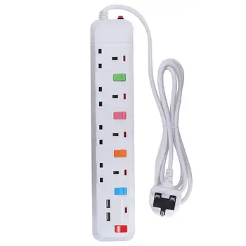 1pc 13A 1.8M USB Overload Protection Socket Multifunction Towline Power Strip Socket
1pc 13A 1.8M USB Overload Protection Socket Multifunction Towline Power Strip Socket
