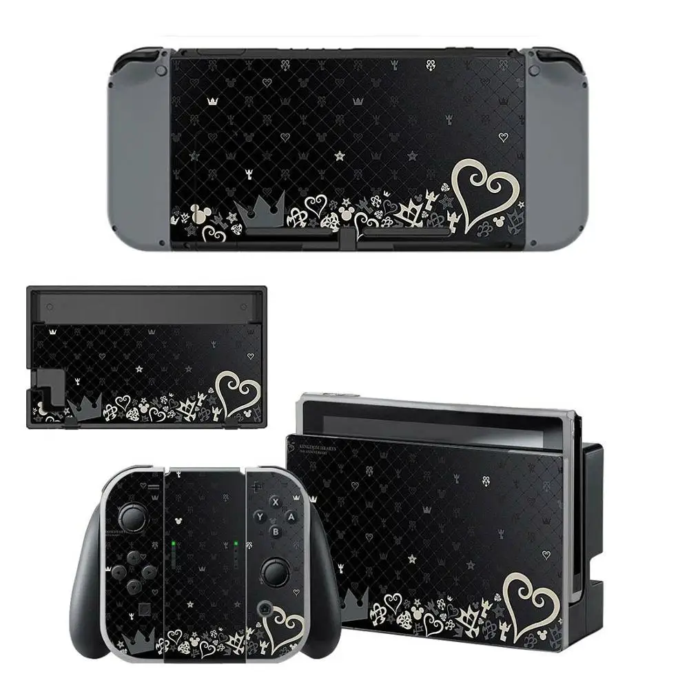 Nintendoswitch Skin Kingdom Hearts Nintend Switch Stickers Decal for Nintendo Console Joy-con Controller Dock Skins | Электроника