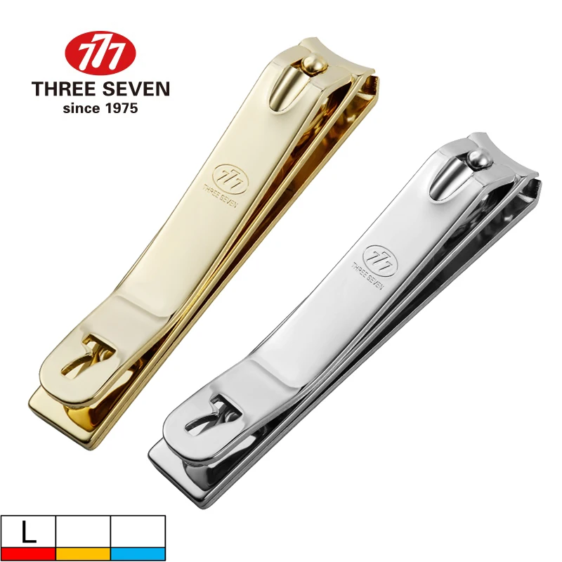 

THREE SEVEN/777 Lucky Series Large-size Nail Clippers Trimmers H-Carbon Steel Pedicure Care Professional Manicure Nail Tools