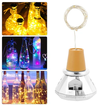 10Pcs Solar String Lights Cork Shaped Wine Bottle Light Outdoor Solar Powered Fairy Lights Christmas Decorative 10/20LEDs Lamp
10Pcs Solar String Lights Cork Shaped Wine Bottle Light Outdoor Solar Powered Fairy Lights Christmas Decorative 10/20LEDs Lamp