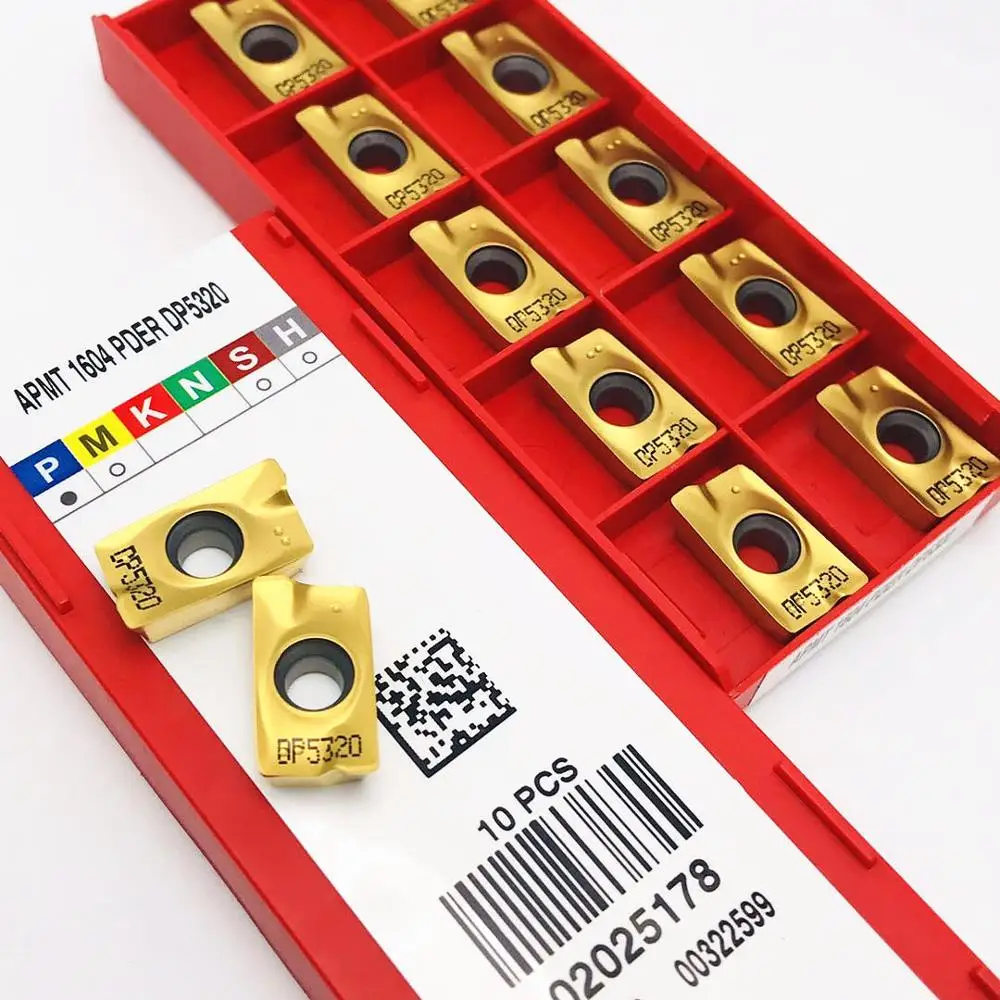 APMT1604PDER DP5320 carbide inserts CNC lathe tool parts APMT 1604 machine tool accessories milling inserts APMT turning tools
APMT1604PDER DP5320 carbide inserts CNC lathe tool parts APMT 1604 machine tool accessories milling inserts APMT turning tools