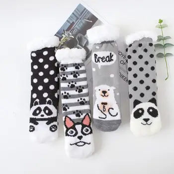 2019 New Winter Warm Cotton Thick Plush Women Socks Coral Fleece Tube Socks Female Cute Cartoon Sleeping Floor Sleep Socks
2019 New Winter Warm Cotton Thick Plush Women Socks Coral Fleece Tube Socks Female Cute Cartoon Sleeping Floor Sleep Socks