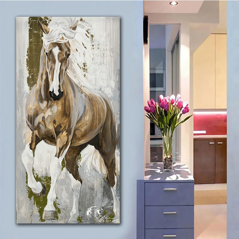 Modern Watercolor Horse Animals Artistic Cuadros Oil Painting on Canvas Posters and Print Wall Art Picture for Living Room Decor
Modern Watercolor Horse Animals Artistic Cuadros Oil Painting on Canvas Posters and Print Wall Art Picture for Living Room Decor