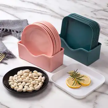 1 Set Marble Pattern Round Dessert Plate Imitation Porcelain Salad Round Plate Cake Tray Kitchen Melamine Dinnerware
1 Set Marble Pattern Round Dessert Plate Imitation Porcelain Salad Round Plate Cake Tray Kitchen Melamine Dinnerware