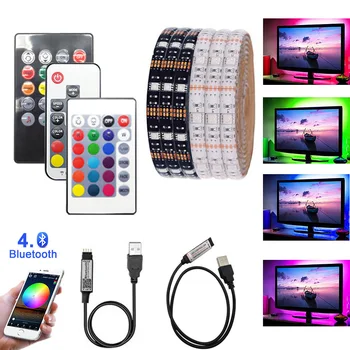 5V USB LED Strip 5050 RGB Changeable LED TV Background Lighting 50CM 1M 2M 3M 4M 5M DIY Flexible LED Light Tape String lighting
5V USB LED Strip 5050 RGB Changeable LED TV Background Lighting 50CM 1M 2M 3M 4M 5M DIY Flexible LED Light Tape String lighting