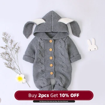 Menoea Spring Baby Sweater Romper Children Autumn Long Sleeve Romper Girl Rabbit Ears Cartoon Sweater Boys Solid Knitted Clothes
Menoea Spring Baby Sweater Romper Children Autumn Long Sleeve Romper Girl Rabbit Ears Cartoon Sweater Boys Solid Knitted Clothes