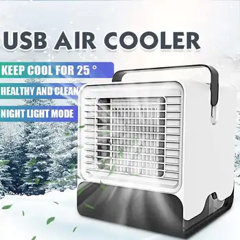 Mini Portable Air Conditioner Night Light Conditioning Cooler Humidifier Purifier USB Desktop Air Cooler Fan With Water Tanks
Mini Portable Air Conditioner Night Light Conditioning Cooler Humidifier Purifier USB Desktop Air Cooler Fan With Water Tanks