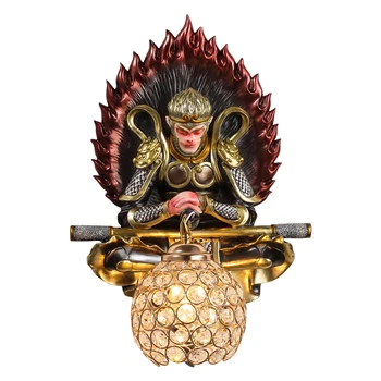 modern Fighting Saint Buddha wall lamp living room bedroom light aisle pendant Sun Wukong three-dimensional decoration lamps
modern Fighting Saint Buddha wall lamp living room bedroom light aisle pendant Sun Wukong three-dimensional decoration lamps