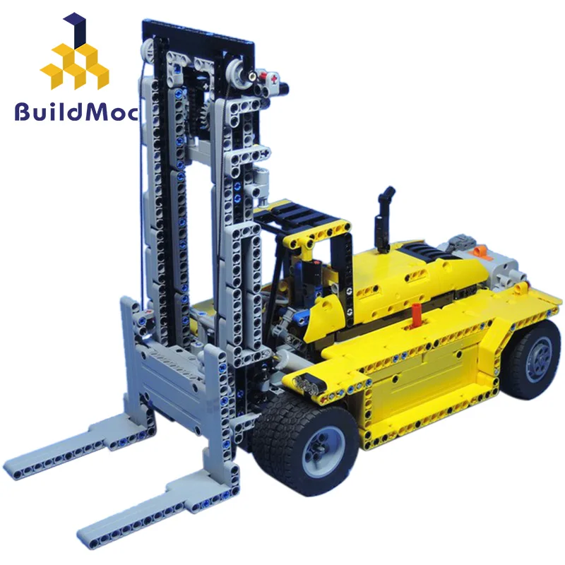 Buildmoc Motor Power Custom Forklift Buildling Blocks Set Compatible Technic MOC-2298 Heavy Duty Bricks Set for Children
Buildmoc Motor Power Custom Forklift Buildling Blocks Set Compatible Technic MOC-2298 Heavy Duty Bricks Set for Children