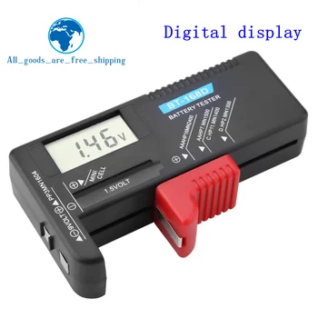 BT168 Portable Universal Digital / Pointer Battery Tester Volt Checker For AA AAA 9V Button Multiple Size Battery Tester Checker
BT168 Portable Universal Digital / Pointer Battery Tester Volt Checker For AA AAA 9V Button Multiple Size Battery Tester Checker