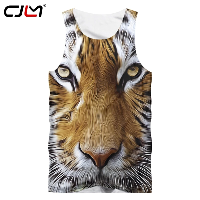 

CJLM Brand Animal Tiger Men Vest Tank Top 3d Whole Body Printing Full Body Casual 2020 Cool Harajuku 6XL Dropshipping