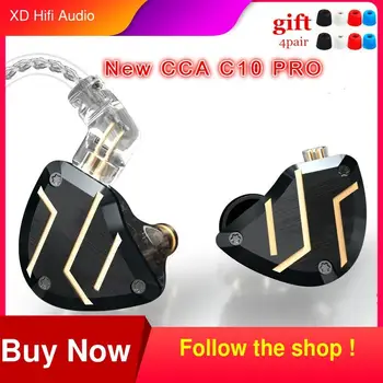 CCA C10 PRO Upgrade 1DD+4BA Hybrid Drivers In Ear Earphone HIFI Monitoring Earphone Headset 0.75MM CCA C12 C16 CA16 KZ ZSX ZSN
CCA C10 PRO Upgrade 1DD+4BA Hybrid Drivers In Ear Earphone HIFI Monitoring Earphone Headset 0.75MM CCA C12 C16 CA16 KZ ZSX ZSN