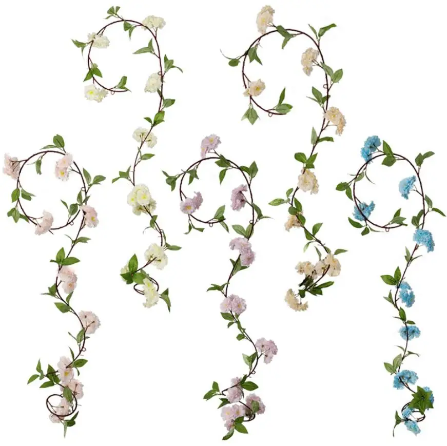 5pcs Artificial Sakura Leaves Vine String For Flower Arrangem Plant Wall Wedding Arch Party Home Garden Hotal Decorative
5pcs Artificial Sakura Leaves Vine String For Flower Arrangem Plant Wall Wedding Arch Party Home Garden Hotal Decorative