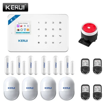 KERUI W18 WIFI GSM 2G Alarm System Russian French Spanish Language Home Security Motion Alarm Detection Home Anti-theft Device
KERUI W18 WIFI GSM 2G Alarm System Russian French Spanish Language Home Security Motion Alarm Detection Home Anti-theft Device