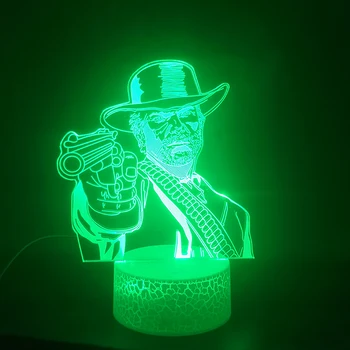 3D Lamp Red Dead: Redemption Atmosphere Touch Sensor Colorful with Remote for Indoor Decoration Usb Led Night Light Lamp
3D Lamp Red Dead: Redemption Atmosphere Touch Sensor Colorful with Remote for Indoor Decoration Usb Led Night Light Lamp