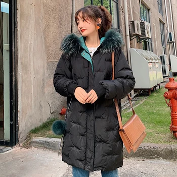 Korean Style 2020 Winter Jacket Women Stand Collar Solid new arrival Female Down Coat Loose Oversized Womens Short Parka H45 
Korean Style 2020 Winter Jacket Women Stand Collar Solid new arrival Female Down Coat Loose Oversized Womens Short Parka H45