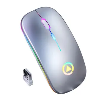 Rechargeable Wireless Mouse 7 color LED Backlight Silent Mice USB Optical Gaming Mouse for Computer Desktop Laptop PC Game Gamer
Rechargeable Wireless Mouse 7 color LED Backlight Silent Mice USB Optical Gaming Mouse for Computer Desktop Laptop PC Game Gamer