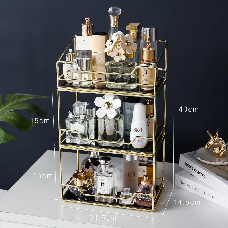 Cosmetic storage box household desktop dresser bathroom toilet perfume rack rotating finishing shelf makeup organizer tray
Cosmetic storage box household desktop dresser bathroom toilet perfume rack rotating finishing shelf makeup organizer tray