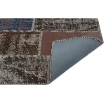 Handmade Brown Vintage Overdyed Patchwork Area Rug 120x180 Cm-3'11''X5'11''
Handmade Brown Vintage Overdyed Patchwork Area Rug 120x180 Cm-3'11''X5'11''