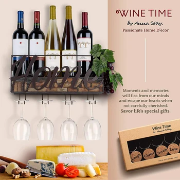 Kitchen Decor Cup Wine Rack Home Store Hotel Wall Mounted Cork Storage Iron Structure Charms Shelf Bottle Glass Holder Hanger
Kitchen Decor Cup Wine Rack Home Store Hotel Wall Mounted Cork Storage Iron Structure Charms Shelf Bottle Glass Holder Hanger