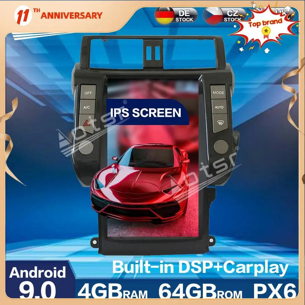 Aorts 13.6" Tesla Style PX6 Android 9 4+64GB For TOYOTA Land Cruiser Prado 150 2010-19 Radio Pla13yer Auto Stereo GPS Navigation
Aorts 13.6" Tesla Style PX6 Android 9 4+64GB For TOYOTA Land Cruiser Prado 150 2010-19 Radio Pla13yer Auto Stereo GPS Navigation