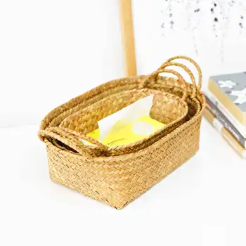 Home Eco-friendly The Straw Storage Basket Natural Woven Storage Straw Storage Basket With Handles Perfect for Picnic Garden
Home Eco-friendly The Straw Storage Basket Natural Woven Storage Straw Storage Basket With Handles Perfect for Picnic Garden