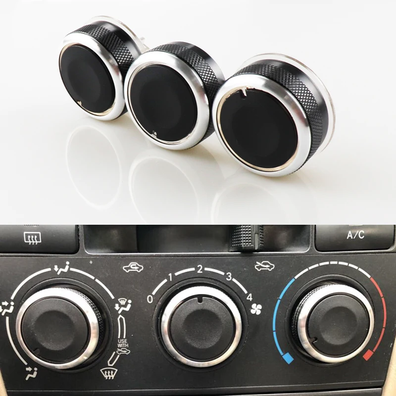3Pcs/set Air Conditioning Knob for Toyota Corolla EX BYD F3 F3R Aluminum Alloy AC Knob Heat Control Button Car Accessoroies
3Pcs/set Air Conditioning Knob for Toyota Corolla EX BYD F3 F3R Aluminum Alloy AC Knob Heat Control Button Car Accessoroies