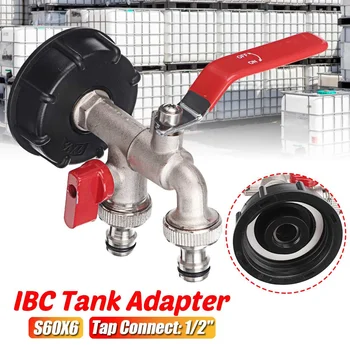 IBC Tank Adapter S60X6 1/2" Garden Hose Faucet Water Tank Hose Connector Tap Replacement Connector Fitting Valve Garden Supplies
IBC Tank Adapter S60X6 1/2" Garden Hose Faucet Water Tank Hose Connector Tap Replacement Connector Fitting Valve Garden Supplies