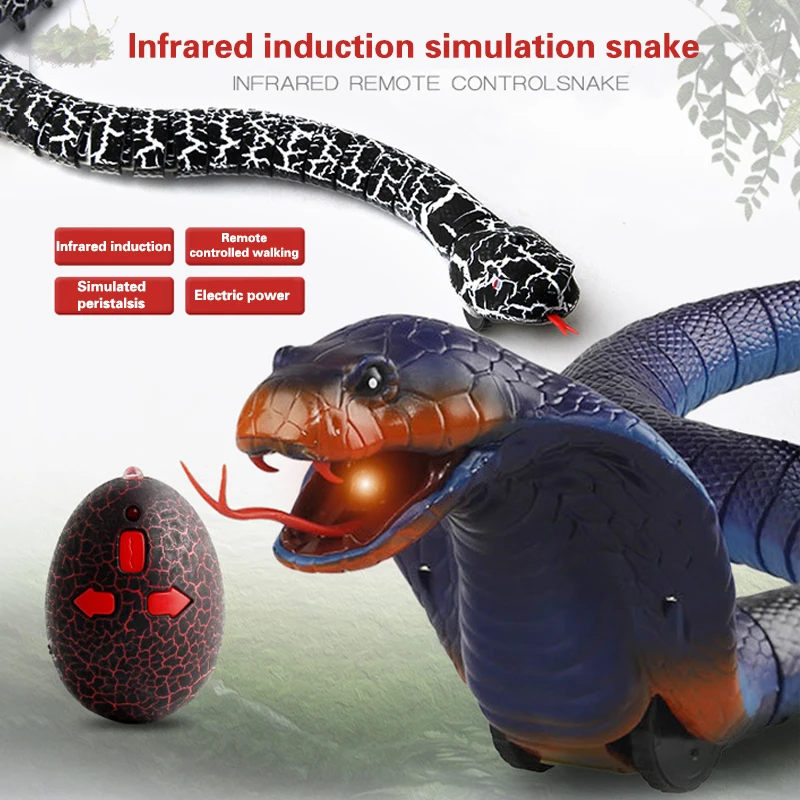 Kids Remote Control Toys RC Snake Naja Cobra Animal Trick USB Rechargeable Terrifying Mischief Simulation Funny Toy For Children
Kids Remote Control Toys RC Snake Naja Cobra Animal Trick USB Rechargeable Terrifying Mischief Simulation Funny Toy For Children