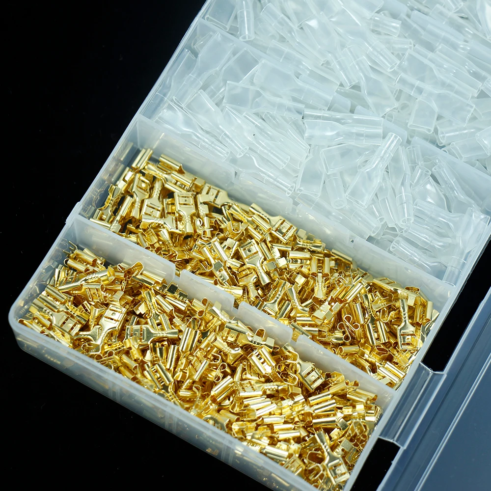 6.3 4.8 2.8 Spring terminal Combination suit Household Electric Appliances Quick cold pressing terminal with insulating sheath
6.3 4.8 2.8 Spring terminal Combination suit Household Electric Appliances Quick cold pressing terminal with insulating sheath