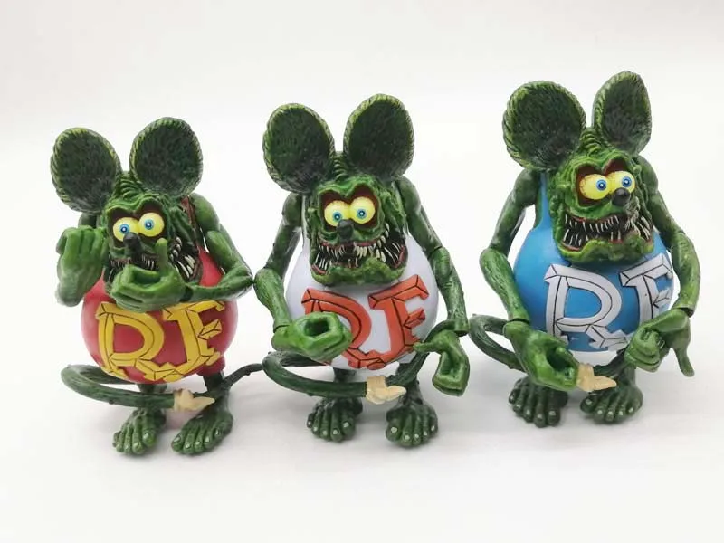 Rat Fink Joint Movable PVC Action Figure Collectible Model Toy Brinquedos Figurals
Rat Fink Joint Movable PVC Action Figure Collectible Model Toy Brinquedos Figurals