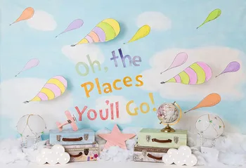 Hot Air Balloon Clouds Sky Baby Shower Newborn Decoration Boy And Girl Backdrop Photo Background Custom Photography Studio 
Hot Air Balloon Clouds Sky Baby Shower Newborn Decoration Boy And Girl Backdrop Photo Background Custom Photography Studio