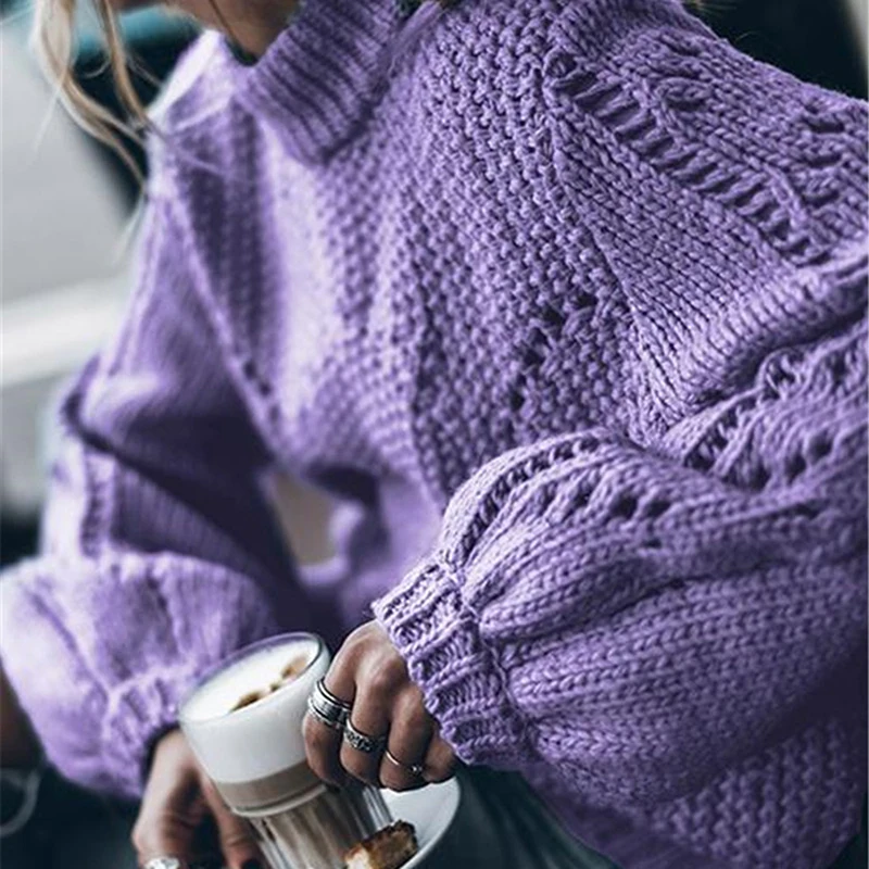 Sweater Female 2020 Autumn Winter Turtleneck Knitted Women Sweater And Pullover Female Tricot Jersey Jumper 
Sweater Female 2020 Autumn Winter Turtleneck Knitted Women Sweater And Pullover Female Tricot Jersey Jumper