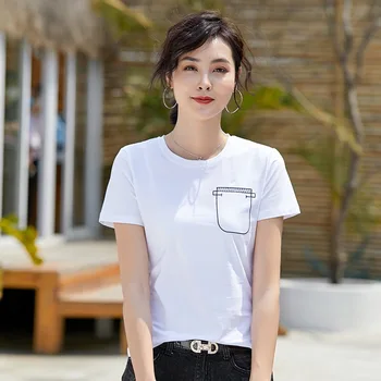 SD9808X-2020 summer new Korean short bottoming shirt net red slim slimming solid color short-sleeved T-shirt female
SD9808X-2020 summer new Korean short bottoming shirt net red slim slimming solid color short-sleeved T-shirt female