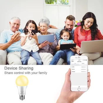 Tuya Smart Life Wifi Smart Led Light Bulb Lamp E27 10W 900Lm 2700K 6500K Cold Warm White Light Work with Alexa Google Home IFTTT 
Tuya Smart Life Wifi Smart Led Light Bulb Lamp E27 10W 900Lm 2700K 6500K Cold Warm White Light Work with Alexa Google Home IFTTT