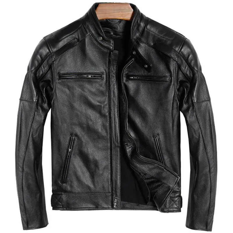 Men's Sheepskin Motorcycle Real Leather Jacket Liner Cashmere Winter Warm Coat Male Genuine Leather Jacket Outwear Plus Size 5XL
Men's Sheepskin Motorcycle Real Leather Jacket Liner Cashmere Winter Warm Coat Male Genuine Leather Jacket Outwear Plus Size 5XL