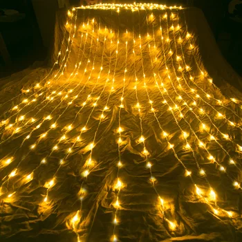 3x2M/3x3M/6x3M Waterfall Meteor Shower Curtain Icicle LED String Light Christmas Wedding Party garland fairy Decoration lights
3x2M/3x3M/6x3M Waterfall Meteor Shower Curtain Icicle LED String Light Christmas Wedding Party garland fairy Decoration lights