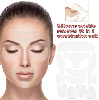 16PCS Reusable Thin Face Stickers Facial Line Wrinkle Sagging Skin Lift Up Tape Frown Smile Lines Forehead Anti-Wrinkle Patch
16PCS Reusable Thin Face Stickers Facial Line Wrinkle Sagging Skin Lift Up Tape Frown Smile Lines Forehead Anti-Wrinkle Patch