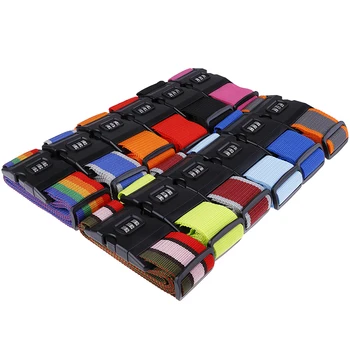 2pcs Luggage Strap Cross Belt Packing Adjustable Travel Accessories Suitcase Nylon 3 Digits Password Lock Buckle Strap Belt Tag
2pcs Luggage Strap Cross Belt Packing Adjustable Travel Accessories Suitcase Nylon 3 Digits Password Lock Buckle Strap Belt Tag