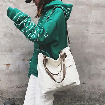 INS Canvas Bag Women's Crossbody Bag Students Hand Large Bag
INS Canvas Bag Women's Crossbody Bag Students Hand Large Bag