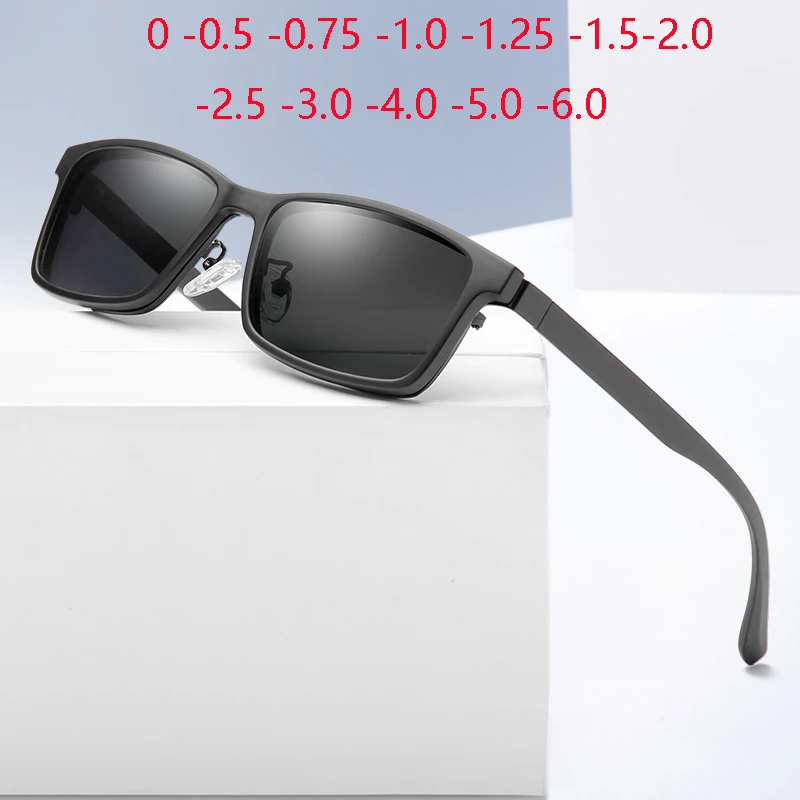 

Magnetic Clip Magnet Myopia Sunglasses Women Polarized Women Men Metal Anti-Glare Prescription Spectacles 0 -0.5 -0.75 To -6.0