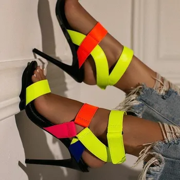 2020 Summer Women Gladiator Sandals Designer 11cm Open Toe Woman Stiletto High Heels Leather Ladies Shoes Party Sandal Plus Size
2020 Summer Women Gladiator Sandals Designer 11cm Open Toe Woman Stiletto High Heels Leather Ladies Shoes Party Sandal Plus Size